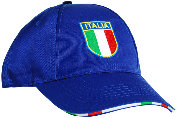 Cappellino con scudetto Italia