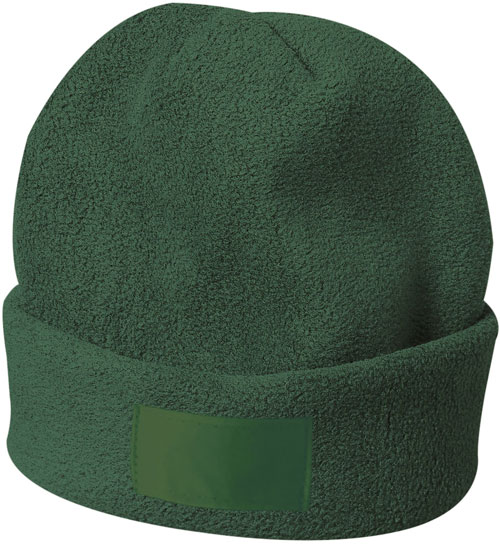 Cuffia in pile con etichetta personalizzabile